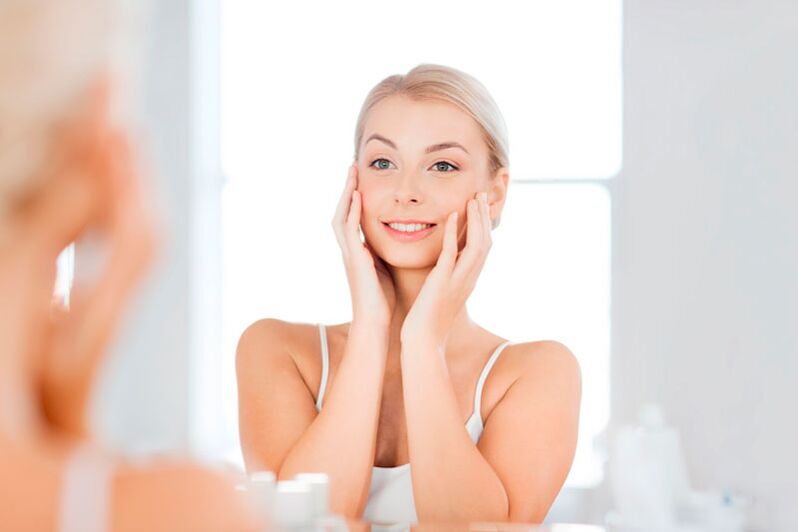 young and healthy skin